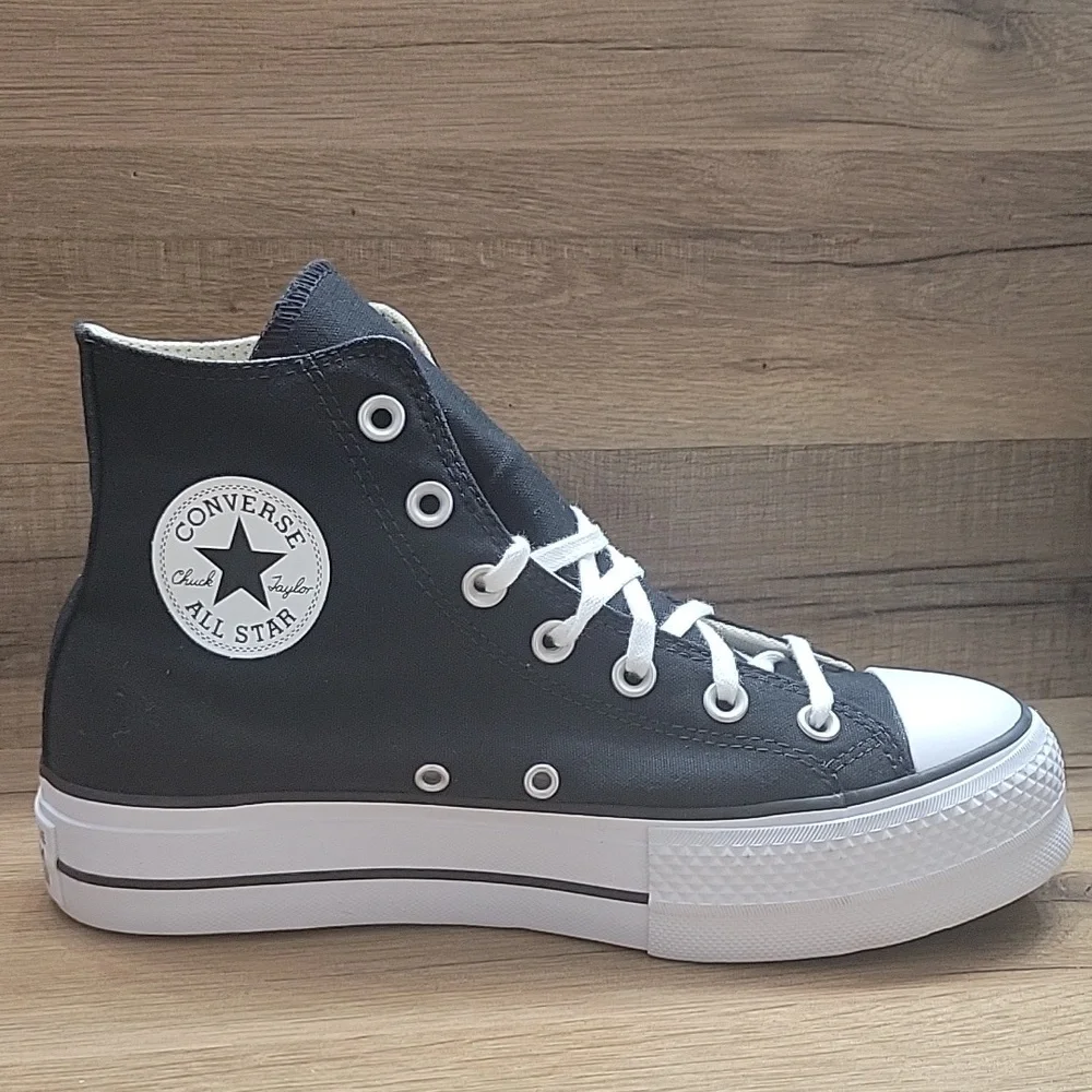 Converse Black and White Chuck Taylor High-Tops